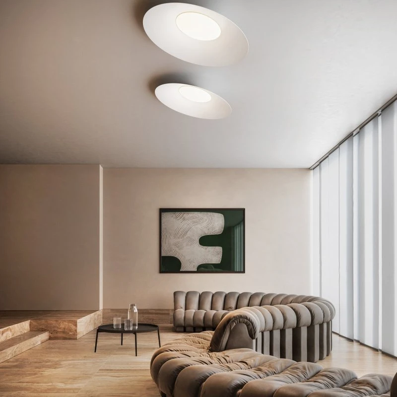 Plafón Kate kdln 2700K Blanco - Lámpara de Techo LED de Diseño