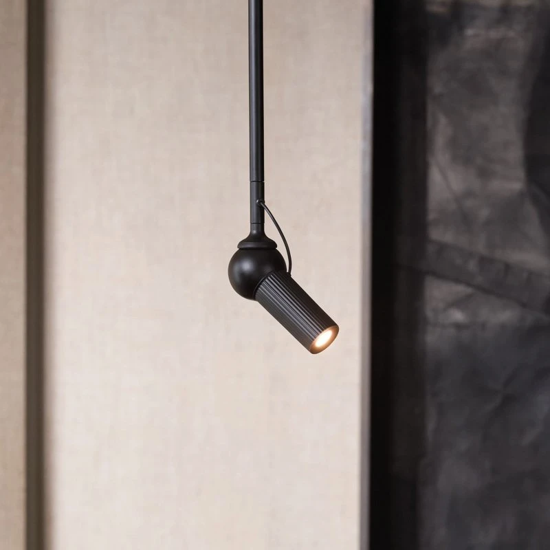 KDLN Plafón LED Bird Negro con Articulación Magnética