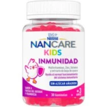 NANCARE Kids Inmunidad +3 años 30 gominolas frutos del bosque