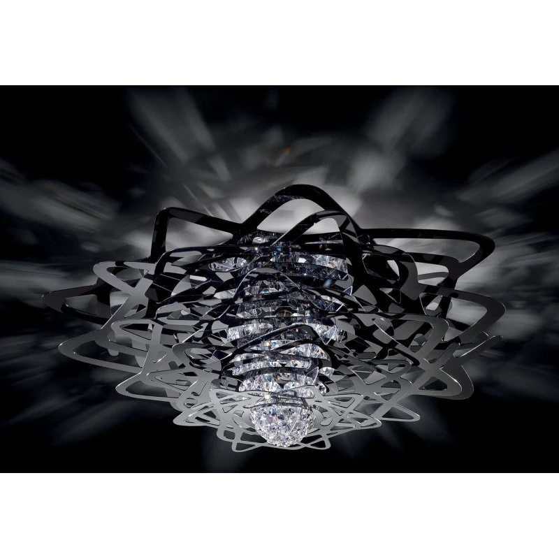Slamp Aurora Plafón Grande Negro