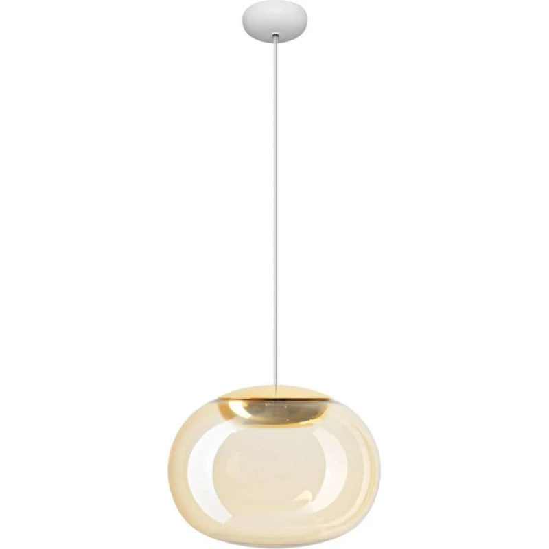 Lámpara colgante LED Stilnovo La Mariée - Dorada/Blanca