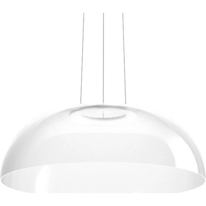 Lámpara colgante LED Demì Stilnovo, Ø 70 cm, transparente, atenuable