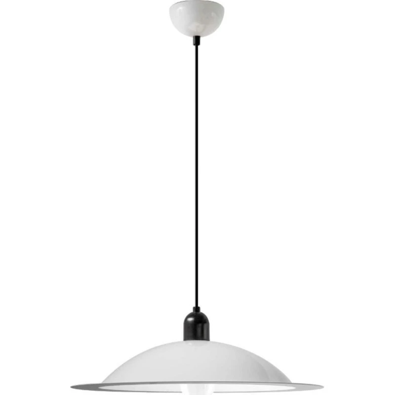 Stilnovo Lámpara colgante LED Lampiatta, blanca, Ø 50 cm