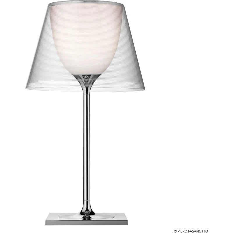 Flos KTribe T1 Lámpara de Sobremesa de Vidrio Transparente