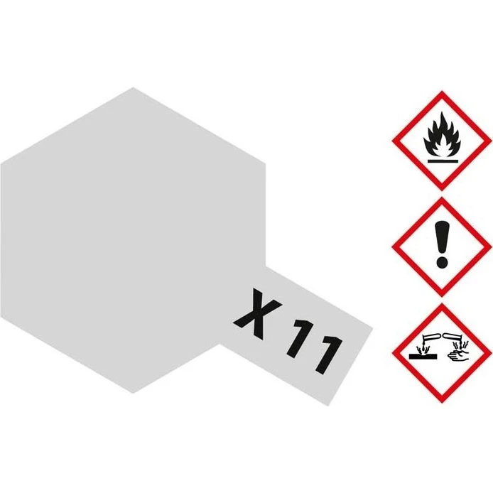 Tamiya X-11 Cromo Plata Brillante 10 ml