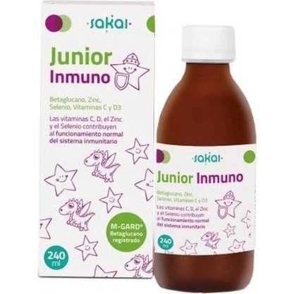 SAKAI Junior Inmuno 240 ml Jarabe - Refuerzo inmunitario