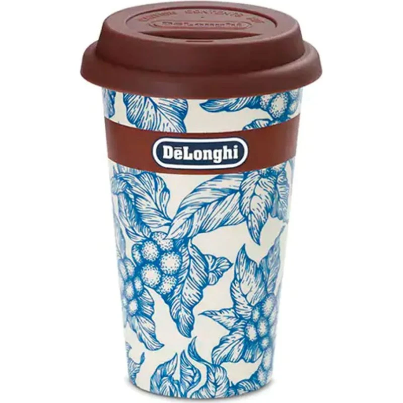 DeLonghi Taza Térmica de Cerámica Blue Flowers 300 ml DLSC064