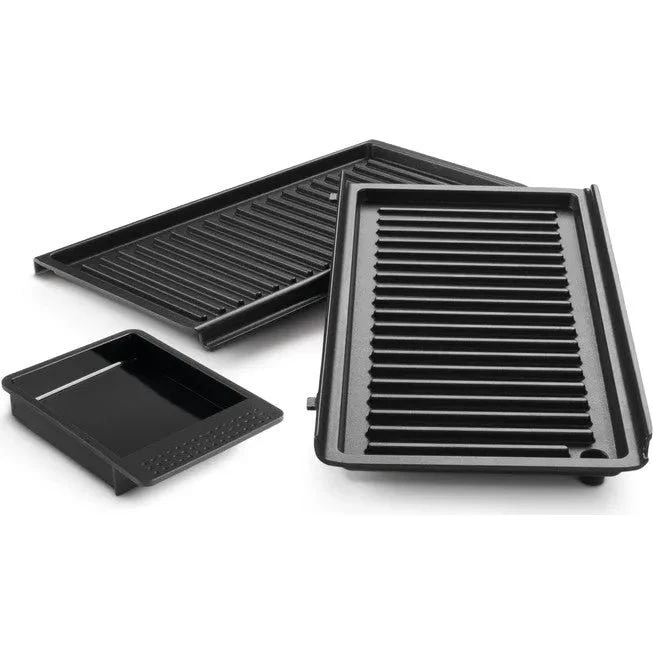 De'Longhi Kit de Placas de Parrilla y Bandeja de Goteo para Multigrill