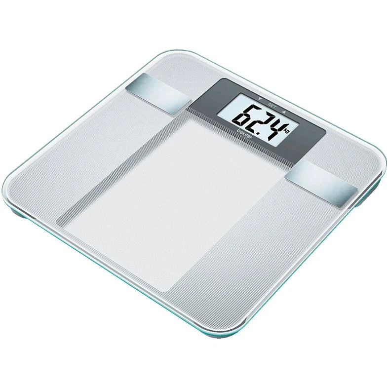 Báscula de baño Beurer BG 13 - Diagnóstica con IMC y Grasa Corporal