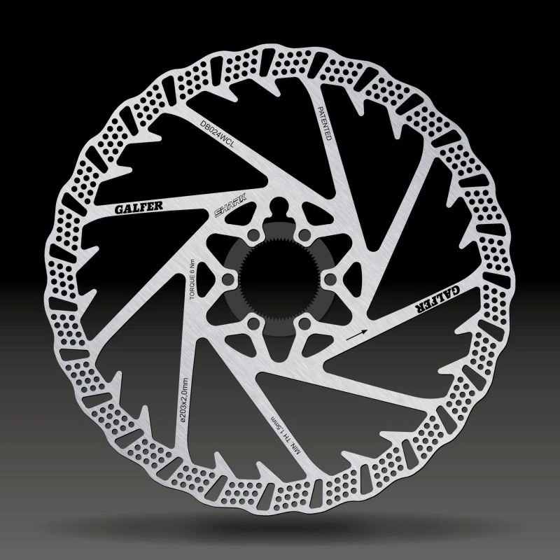 Galfer Shark 223mmx2.0mm DH E-Bike Center-Lock Plata