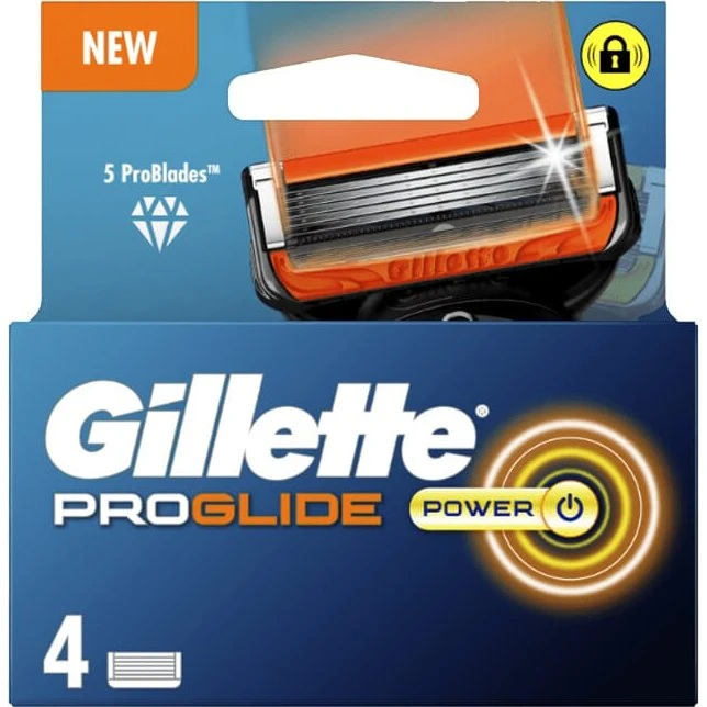 Gillette Fusion ProGlide Power 4 Recambios Cuchillas
