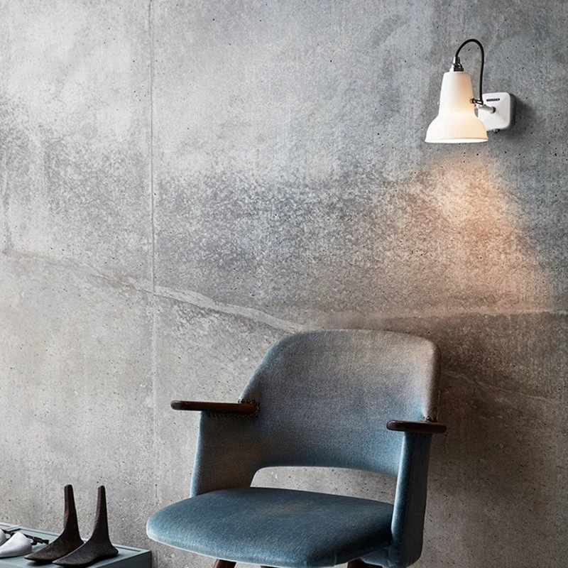 Anglepoise Original 1227 Mini Aplique de Pared con Interruptor, Blanco