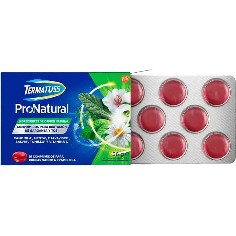 Termatuss Irritación Garganta 16 Comprimidos ProNatural