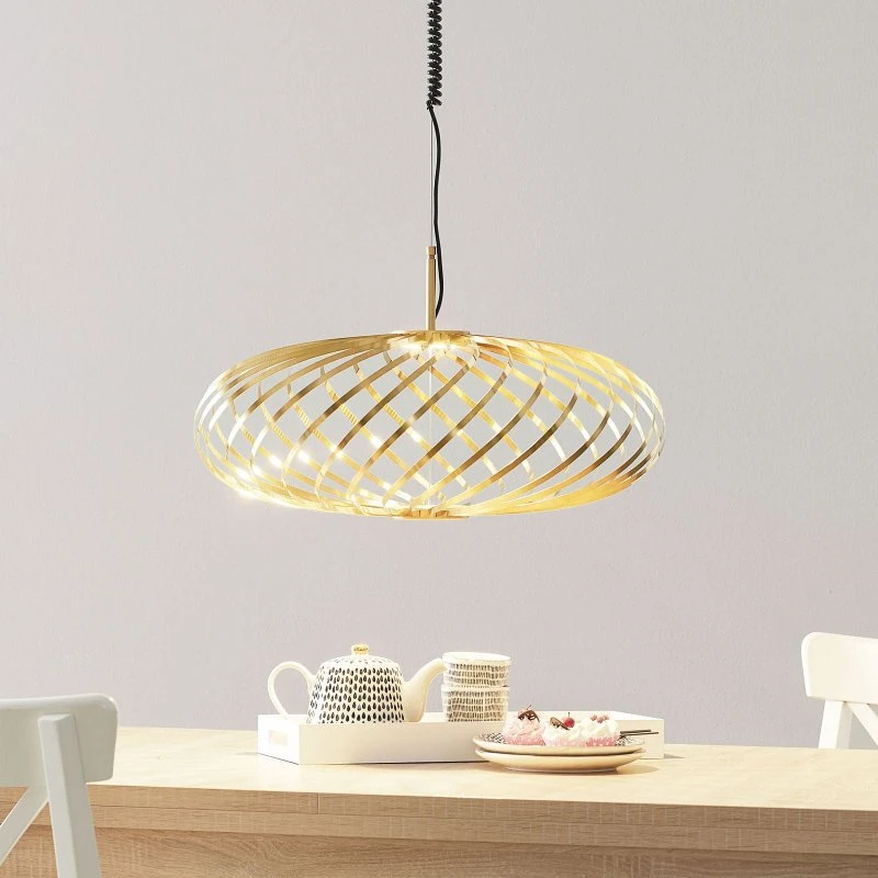 Tom Dixon Lámpara Colgante Spring Small Brass - Latón