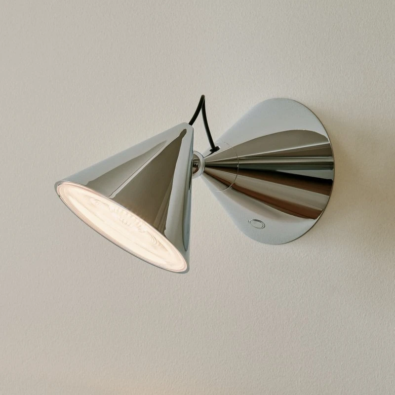 Tom Dixon Aplique de Pared LED Pose Plata
