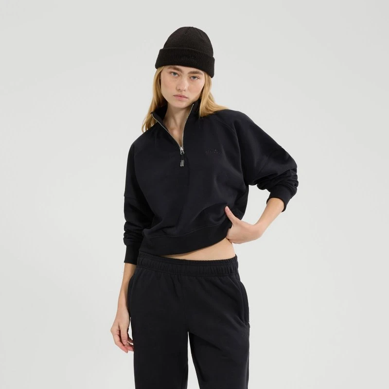 Sudadera Ellesse Carrera 1/4 Zip Negro