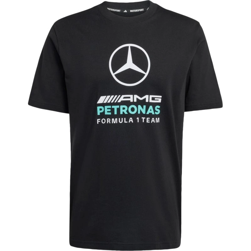 Camiseta adidas Mercedes F1 DNA Hombre Negro/Semimint
