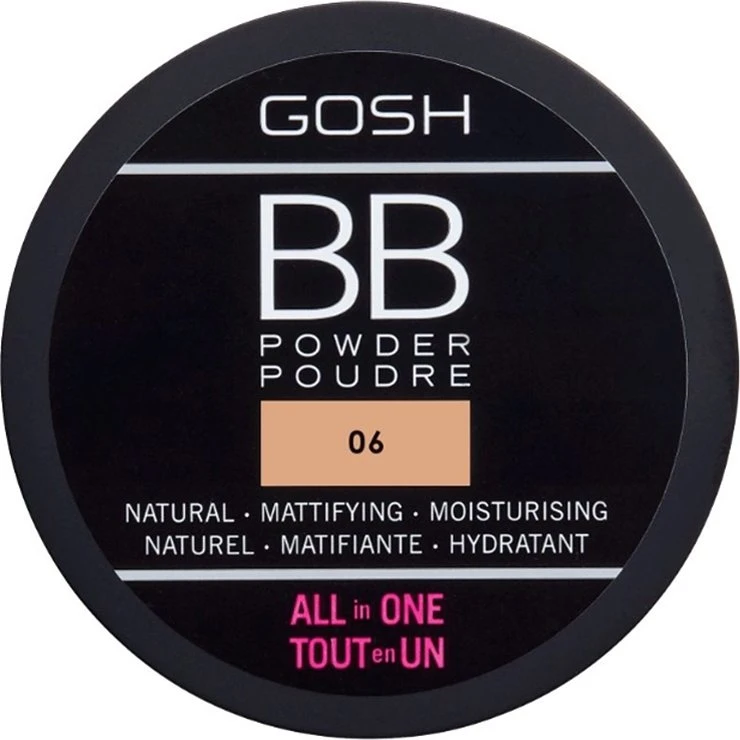 Gosh BB Powder 06 Warm Beige 6,5 g