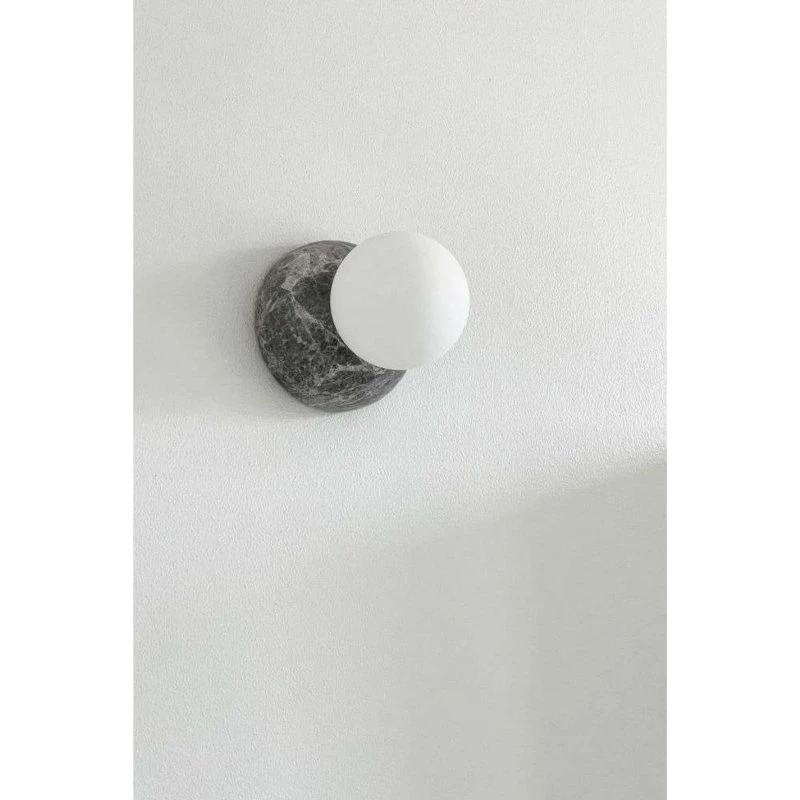 Globen Lighting Aplique de pared Torrano Gris 13 cm IP44