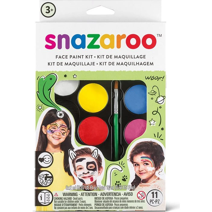 Snazaroo Kit Maquillaje Arco Iris 8 Colores