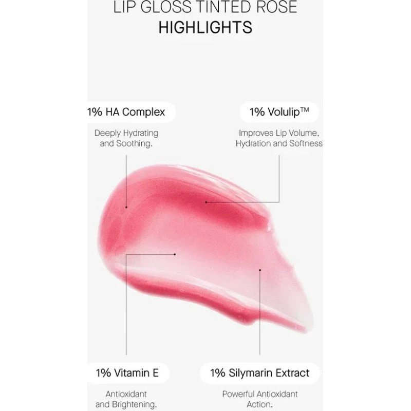 Transparent Lab Tinted Lip Gloss SPF 50 Rosa 15 ml