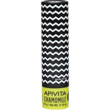 Apivita Bálsamo Labial con Camomila y SPF 15, 4,4 g