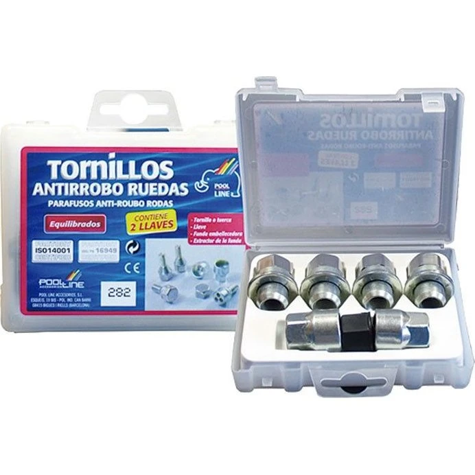 DS2/H TUERCAS ANTIRROBO RUEDA 16X1,25 LLAVE 27