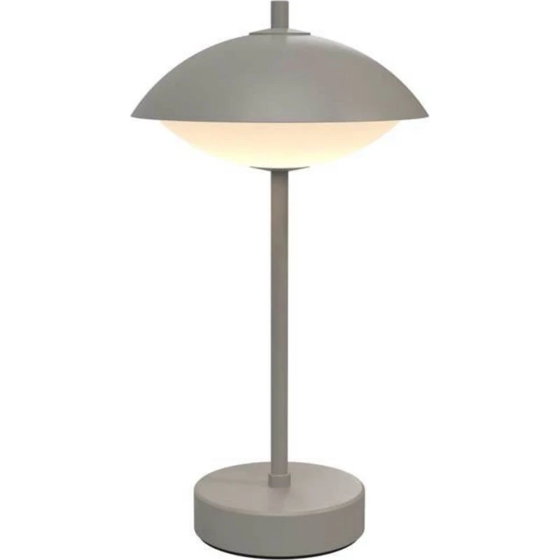 Fritz Hansen Lámpara de Mesa Portátil Clam Nine Grey