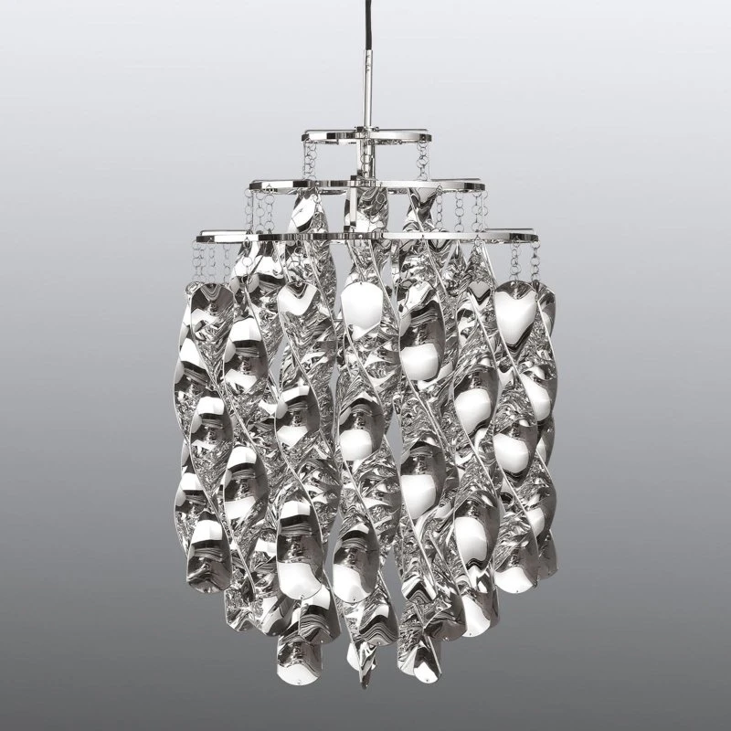 Verpan Spiral Mini Plata - Lámpara Colgante de Diseño de Verner Panton