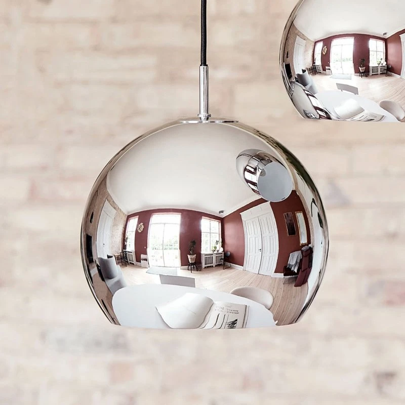 FRANDSEN Lámpara Colgante Ball Cromo Brillante Ø 18 cm
