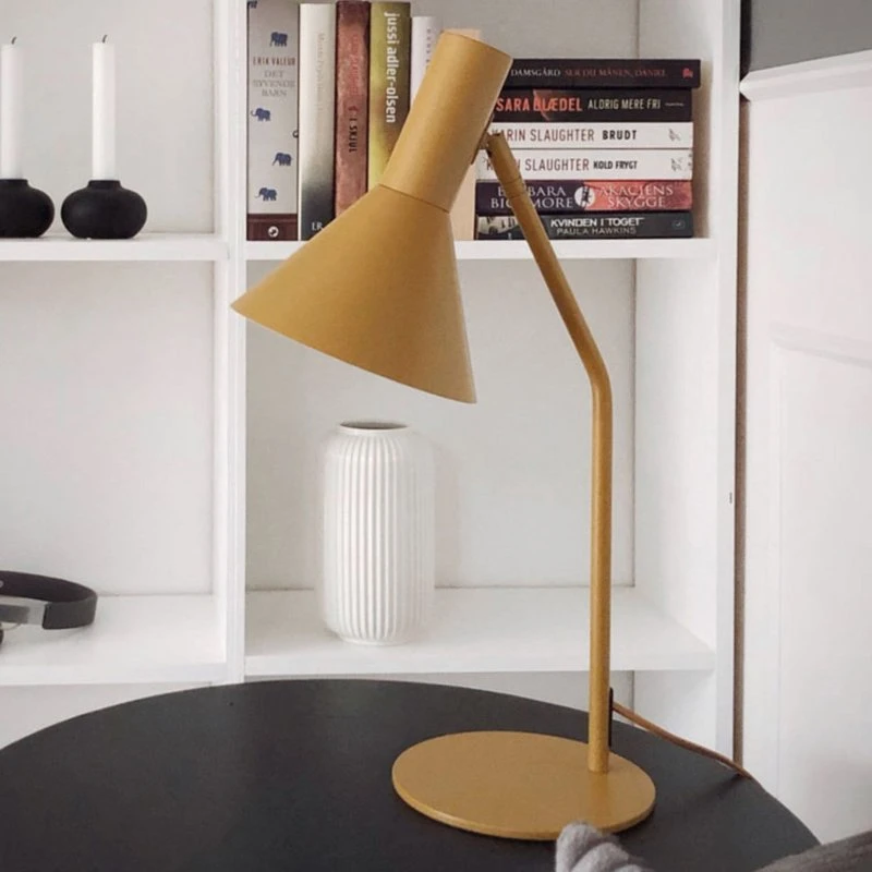 Lámpara de mesa FRANDSEN Lyss Almond - Metal marrón claro