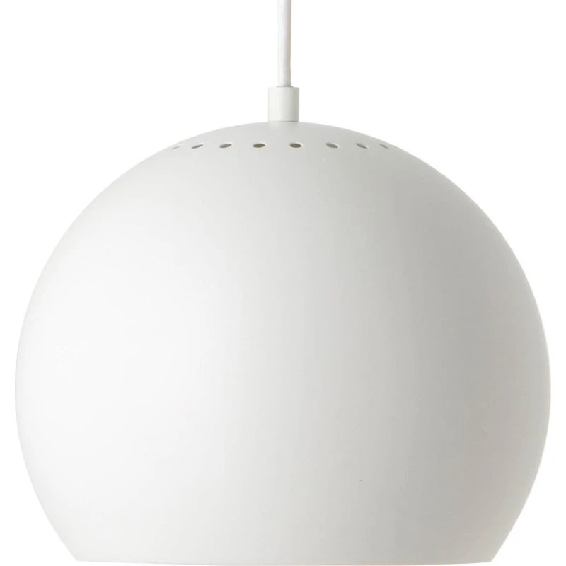 Lámpara colgante FRANDSEN Ball, Ø 25 cm, blanco mate