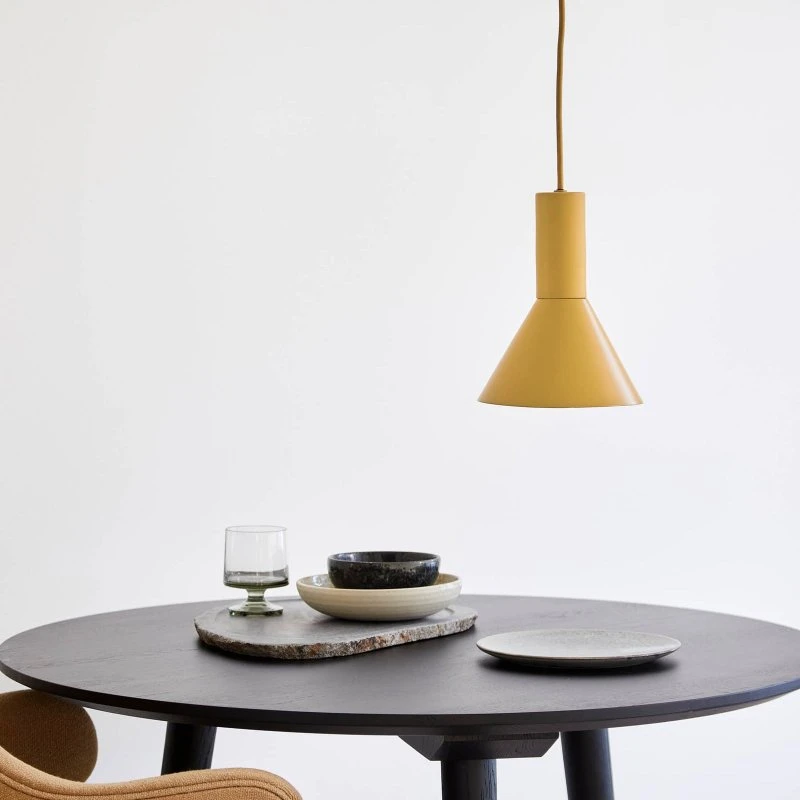 Lámpara colgante FRANDSEN Lyss marrón claro - Diseño Escandinavo