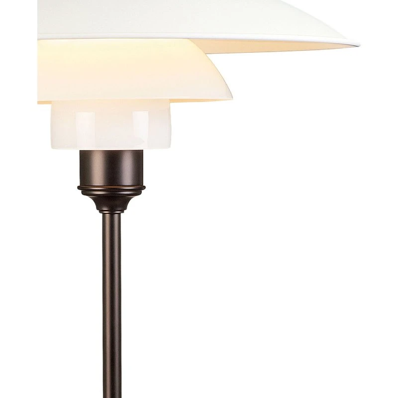 Louis Poulsen Lámpara de mesa PH 3½-2½ Marrón/Blanca