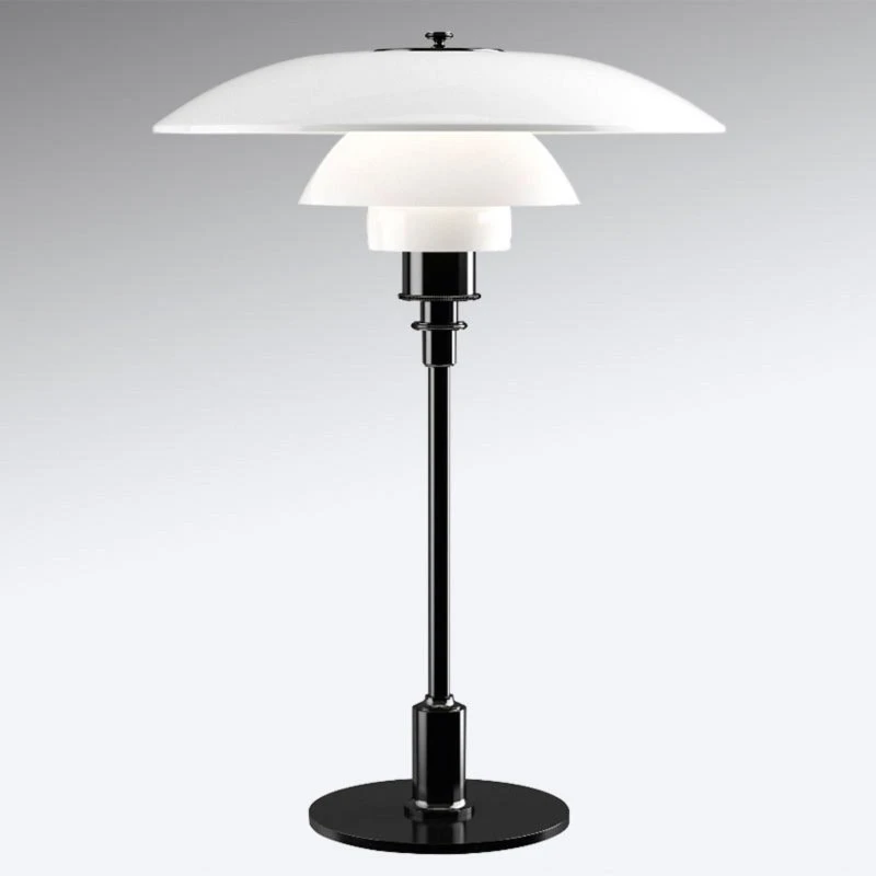 Louis Poulsen PH 3½-2½ Lámpara de Sobremesa Negro Metalizado