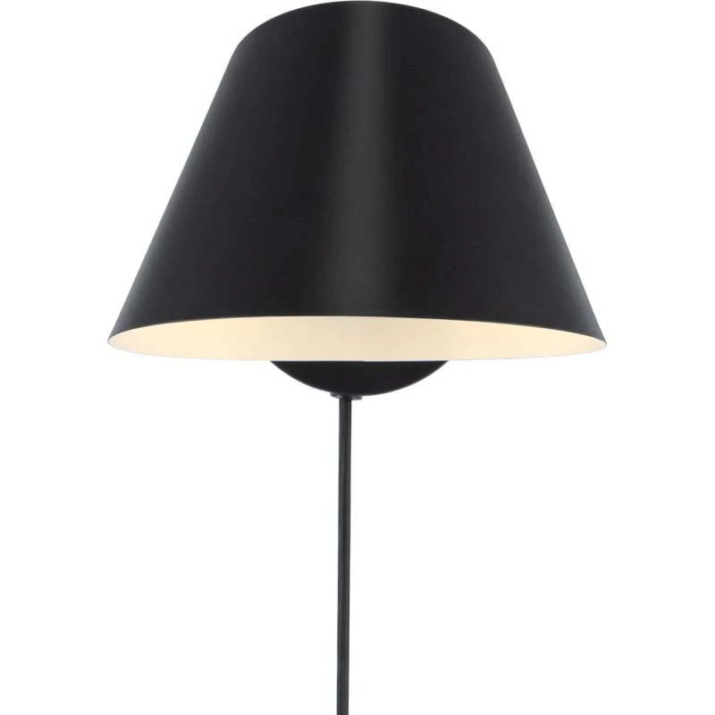 DFTP by Nordlux Aplique Stay Short con enchufe, negro