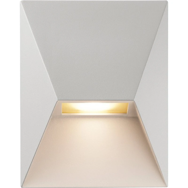 Nordlux Pontio 15 Aplique de Exterior Blanco Angular