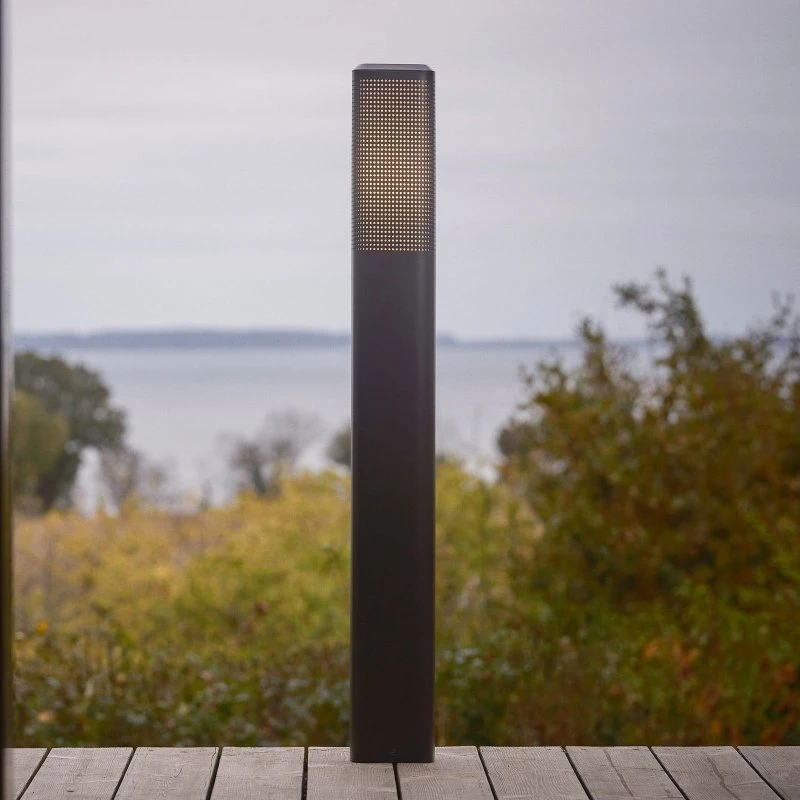 Nordlux Bolardo Luminoso Sidara 95 Seaside Negro IP44 E27