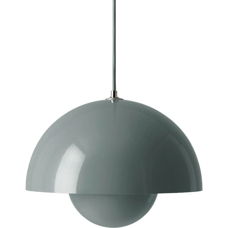 &Tradition Lámpara colgante Flowerpot VP2 Stone Blue