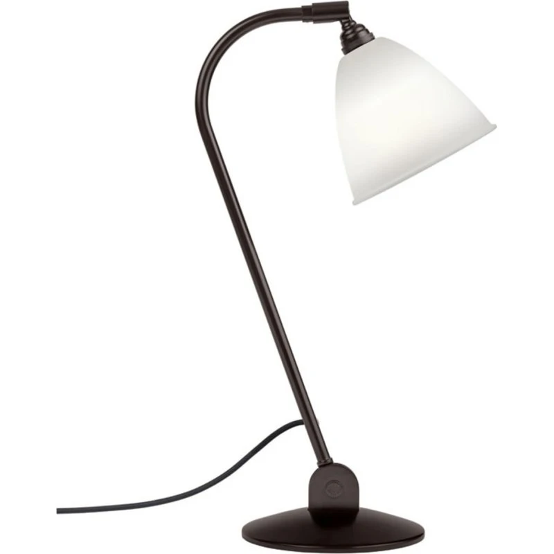 Gubi Lámpara de mesa Bestlite BL2 en porcelana y negro