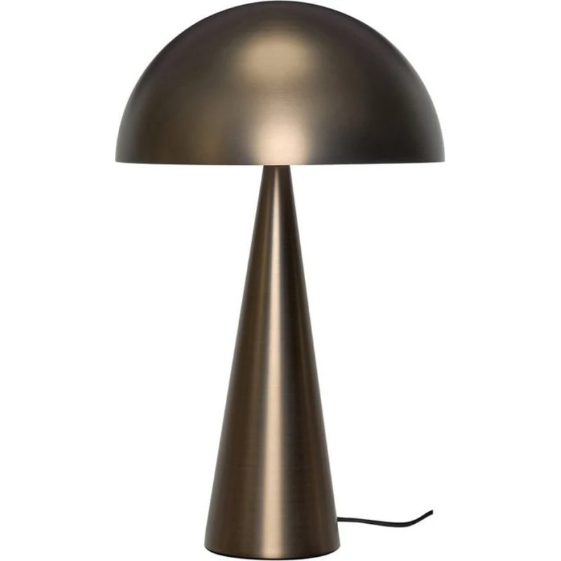 HÜBSCH Lámpara de mesa Mush, latón bruñido, 50 cm