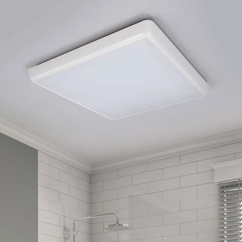 Arcchio Augustin Square Lámpara de Techo LED Blanca 40x40 cm IP54