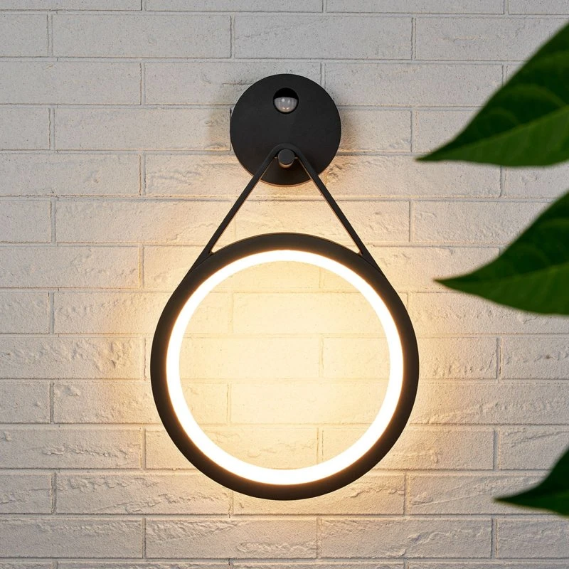 Lucande Aplique LED Exterior Mirco con Sensor de Movimiento
