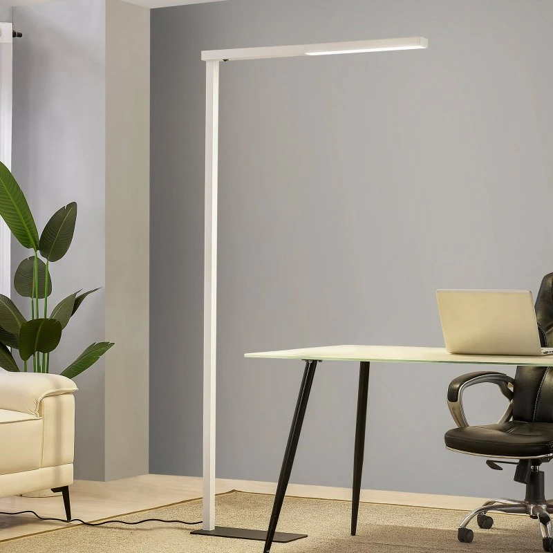 Arcchio Lámpara de Pie Tamilo LED Blanca - Diseño Moderno Angular