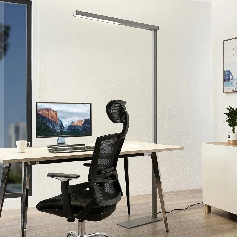 Arcchio Lámpara de Pie Tamilo Silver - LED para Oficina - 194cm