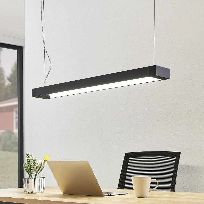 Arcchio Lámpara Colgante LED Cuna L92 Black - Metal Negro