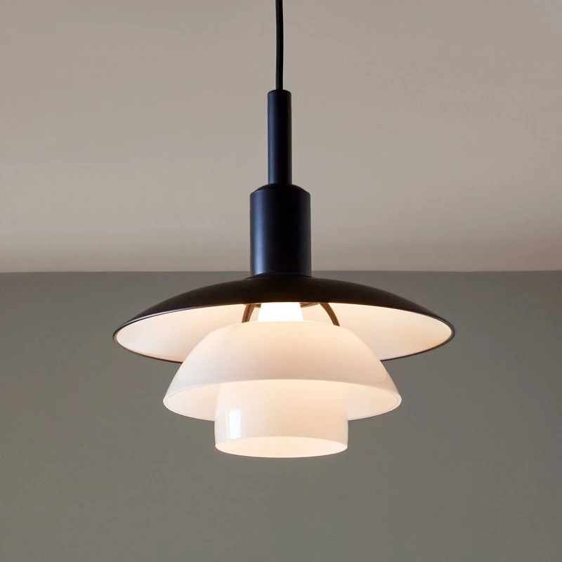 Louis Poulsen PH 3/3 Lámpara de Colgante Black/Opal