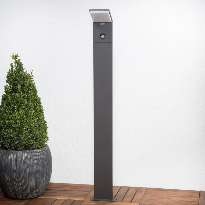 Lucande Nevio Lámpara de Jardín LED con Sensor - Antracita