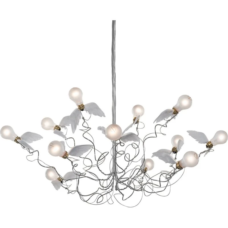 Ingo Maurer Birdie Lámpara Colgante LED con Alas Transparentes