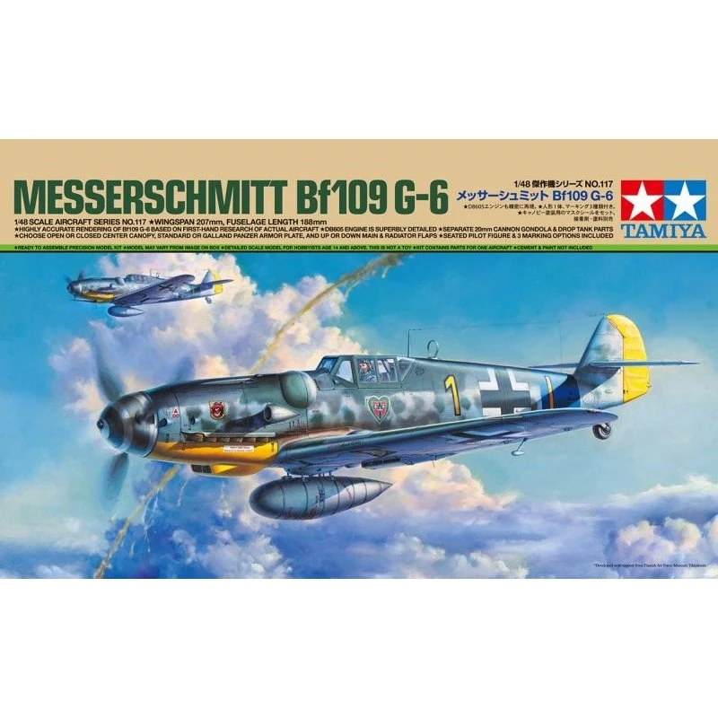 Tamiya Bf109 G-6 1/48 Kit Plástico